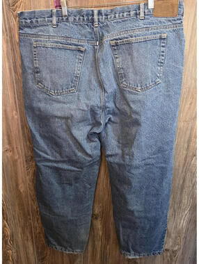 Cabela's Fleece Lined Insulated Jeans Thermal Hunting Work Warm Pants Size 44x32